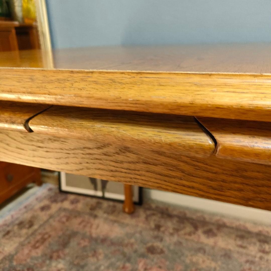 飛騨 WINDS太平 伸長式ダイニングテーブル 天然木 昭和レトロ クラシック