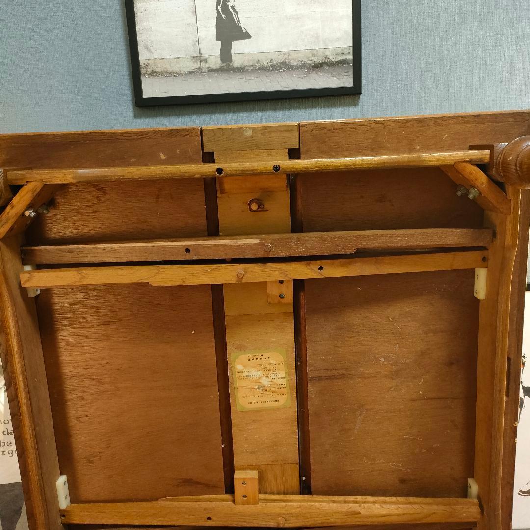 飛騨 WINDS太平 伸長式ダイニングテーブル 天然木 昭和レトロ クラシック