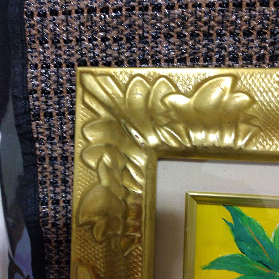 真作 絵画 [雨森三郎] 油彩画 「牡丹」 F4 油絵 額装 原画 静物画 額