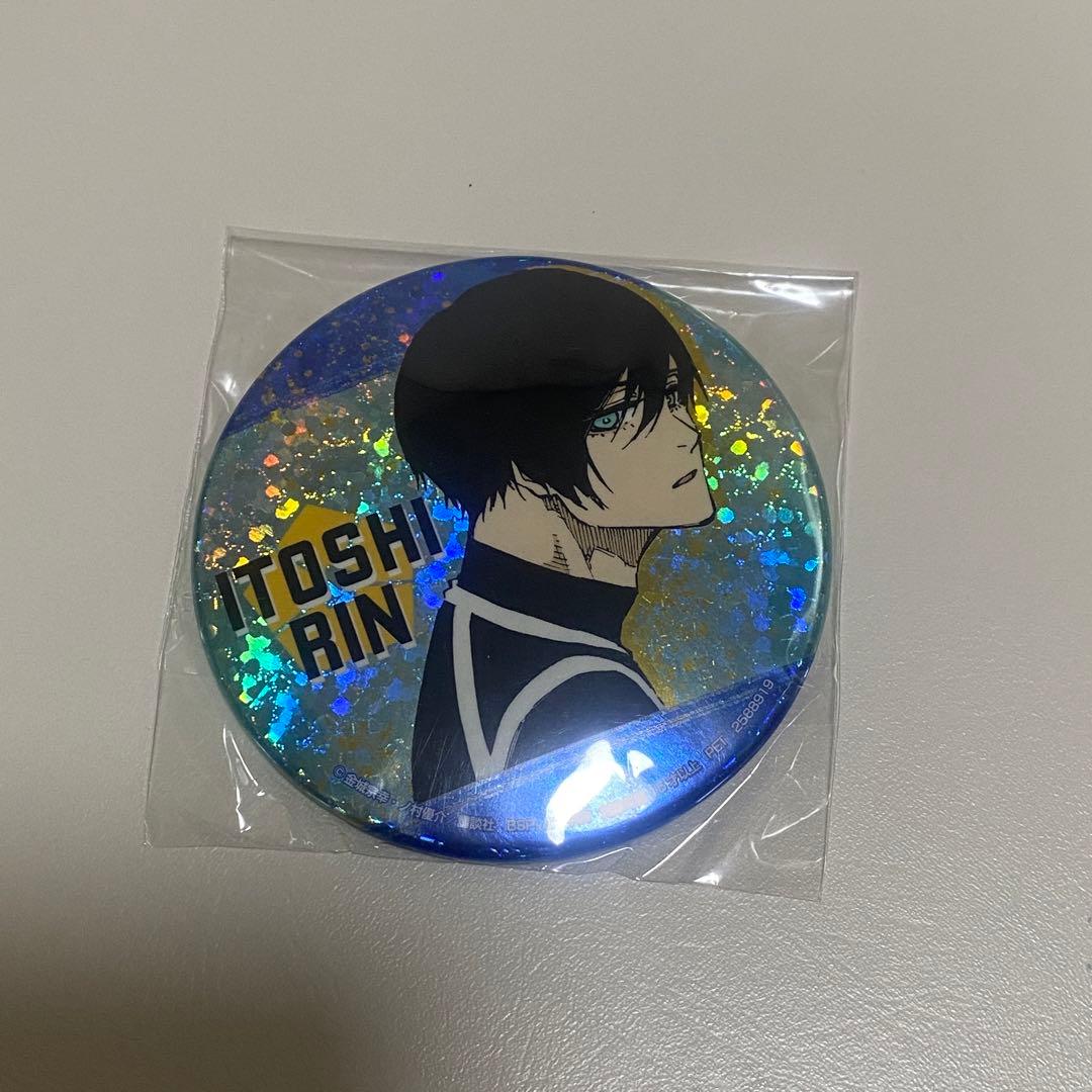 ブルーロック ブルロ 糸師 凛 SEGA セガ ホロ 缶バッジ