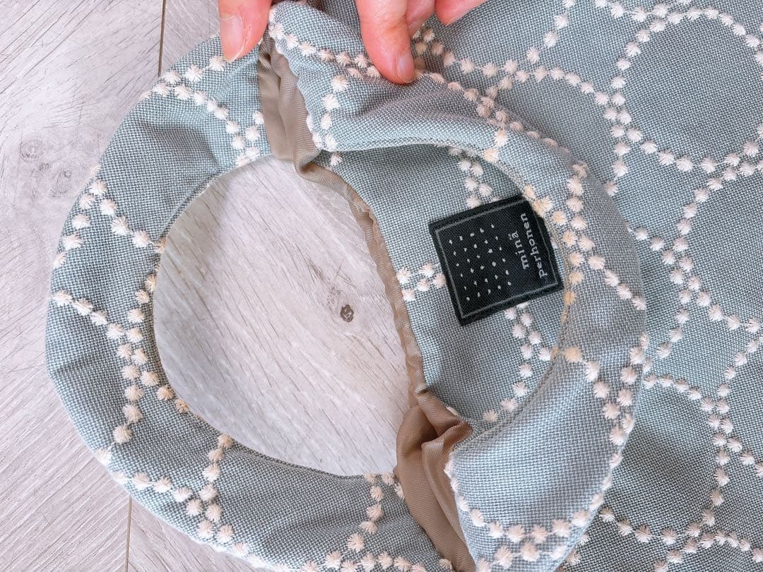 mina perhonen　タンバリン エッグバッグ 水色