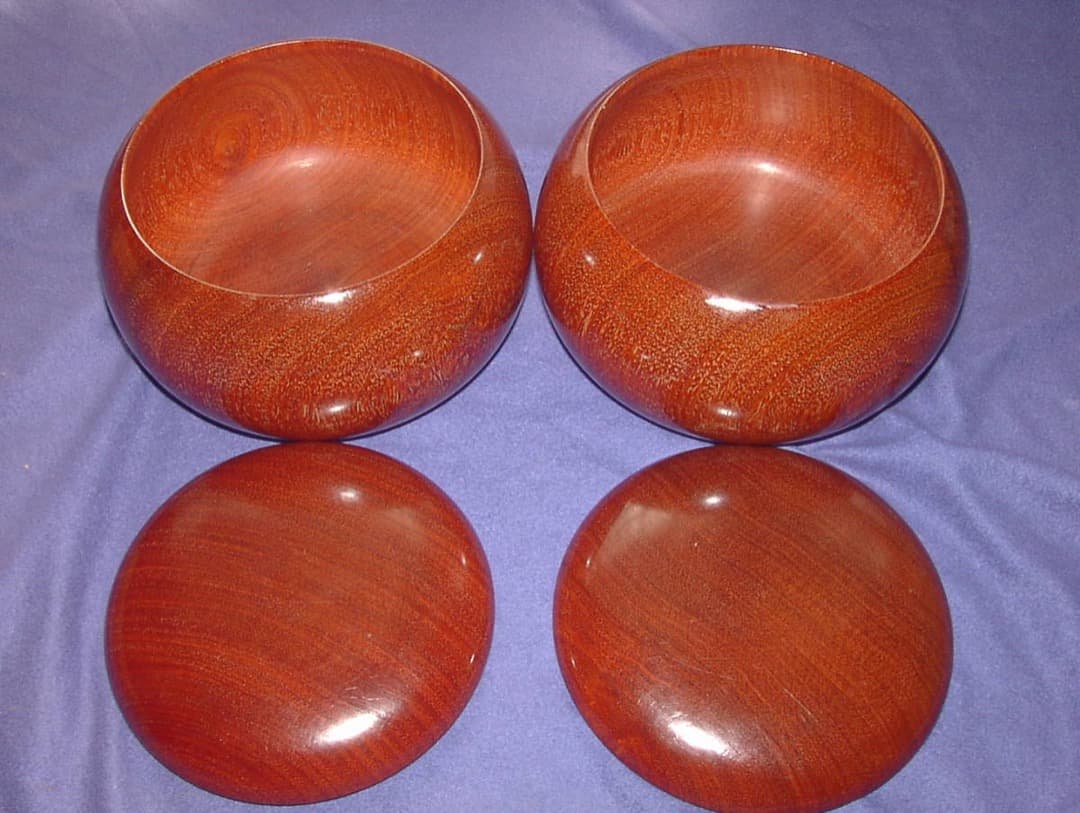 碁笥 天然銘木 花梨 超特大 並 40号 と 碁石 鳳凰碁石 松印