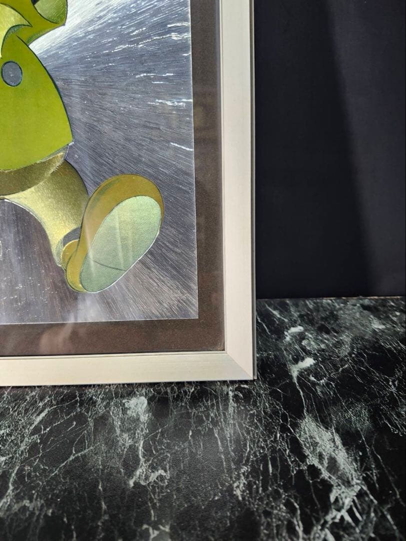 ミッキーマウス アート メタリック　インテリア　ディズニー　イラスト　　　絵画