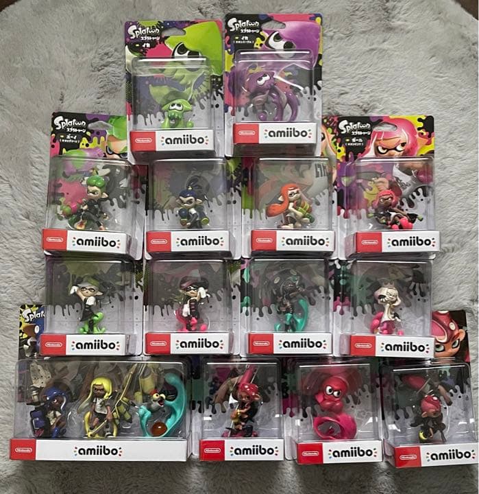 amiibo  スプラトゥーン　16点セット amiibo スプラトゥーン 16点セット スプラ3】シオカラーズと