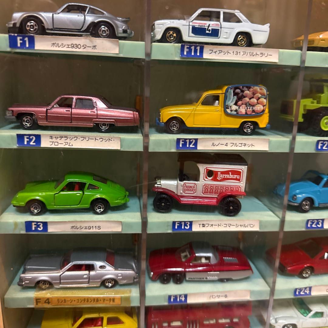 C*I様 絶版超希少品　トミカ 青箱外国車シリーズ 非売品ディスプレイケース付