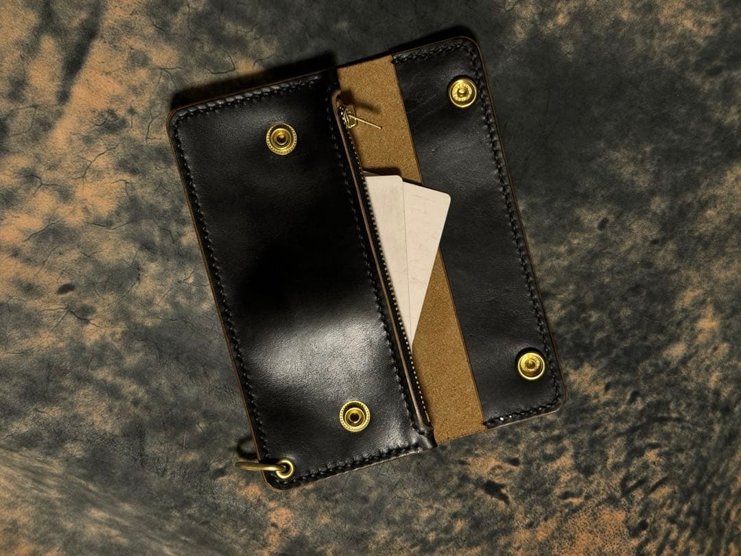 1点限定!MARYAM社HORSE BUTT(茶芯)トラッカーウォレット