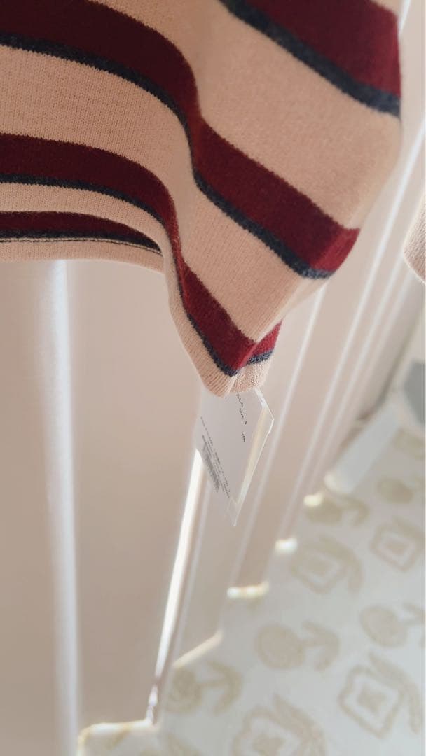 ETRE TOKYO マルチボーダーニットポロ