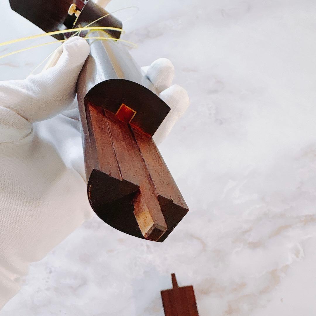 【Bさま商談中】高級三味線　金ホゾ(破損あり)