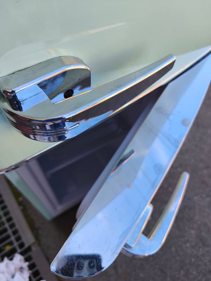 関東限 20年 条件で配送無 レトロ冷蔵庫 レトロデザイン冷蔵庫 冷蔵庫 2ドア