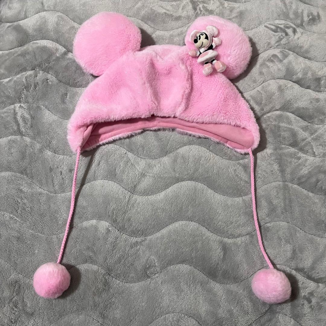 ディズニー ファンキャップ ミニーマウス ピンク ラメ - メルカリ