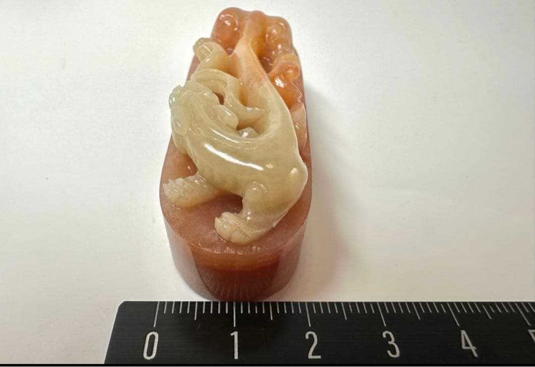 螭虎 古獣 田黄 高級印材 ラオス 篆刻 印材 印石 書道 落款 遊印