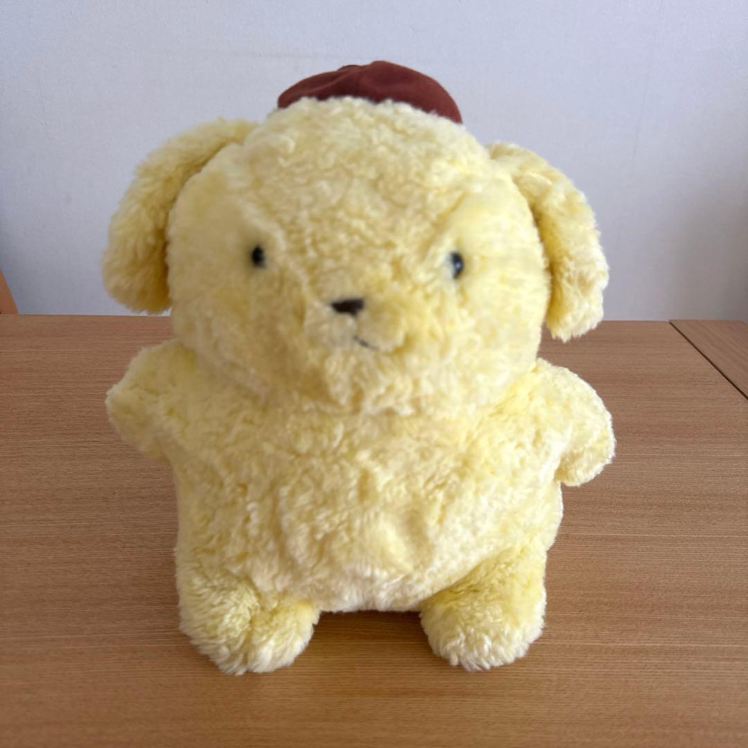 希少 初期 ポムポムプリン ぬいぐるみ 1996年 大きめ Mサイズ - メルカリ