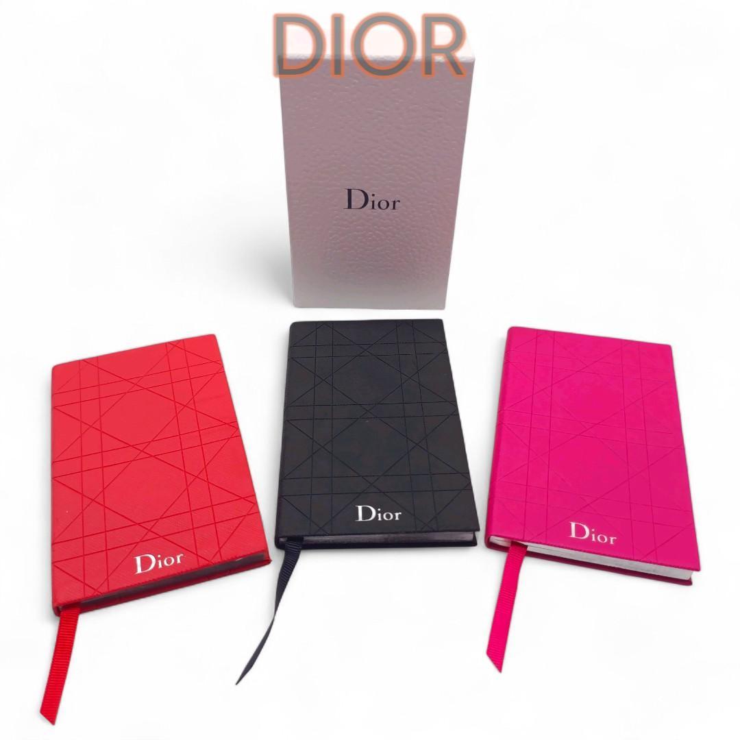 未使用】 Dior ディオール ノベルティ ノート 手帳 メモ帳 3冊セット