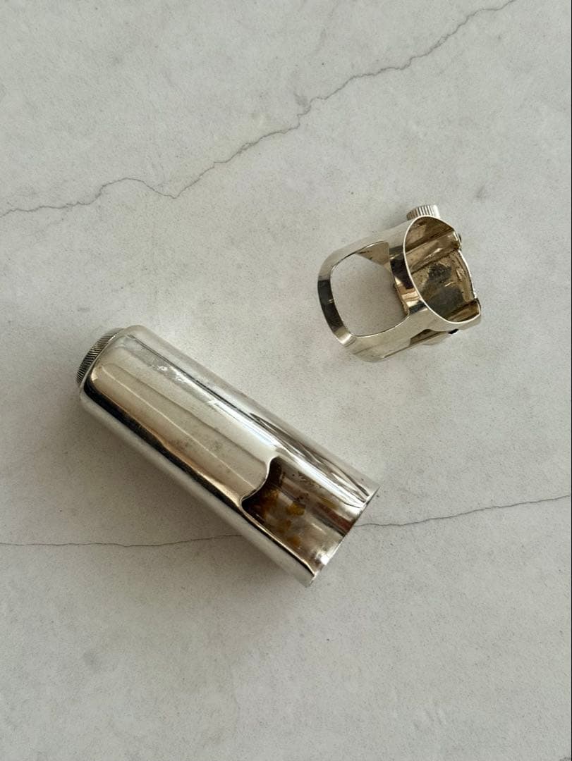 アルトサックス ハードケース＋(シルバーリガチャー＋マッピケース＋綿棒)