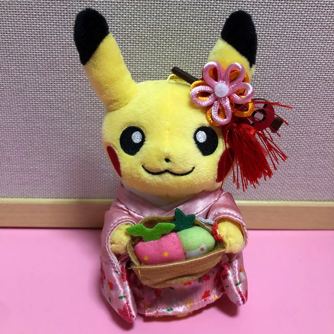 ポケモンセンター京都ぬいぐるみピカチュウはんなりお茶会ごっこ