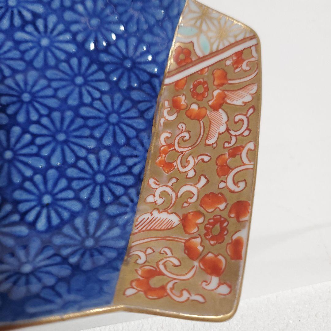 伊万里色絵５角皿 5枚