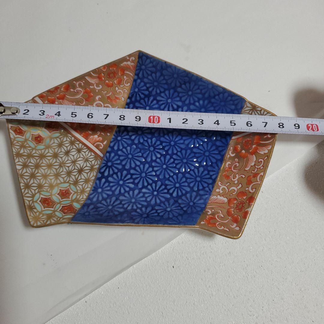 伊万里色絵５角皿 5枚