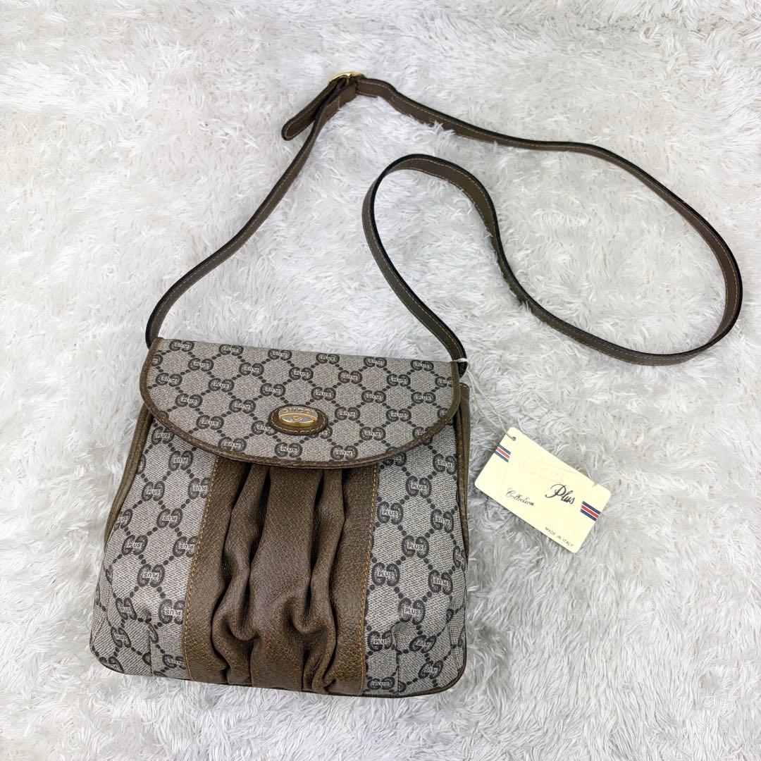 【極美品】オールドグッチ グッチプラス GGスプリーム ショルダーバッグ