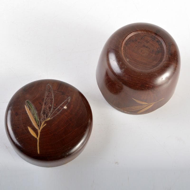 茶道具 漆塗 笹露蒔絵 小棗 桐箱付 V R5912 - メルカリ