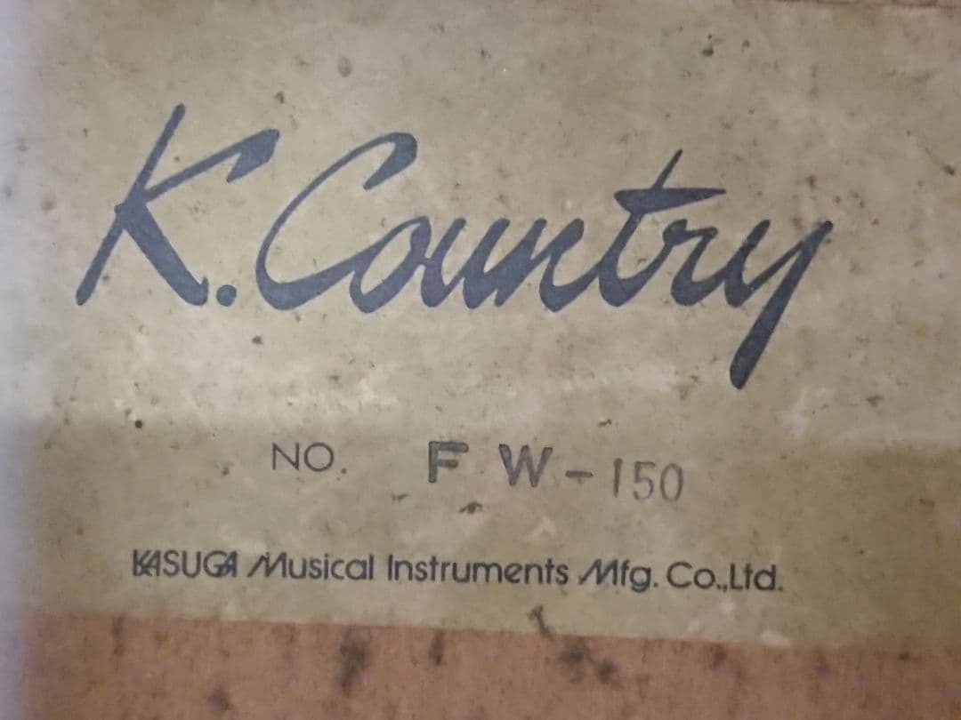 TH ケーカントリー K.Country FW-150 アコースティックギター