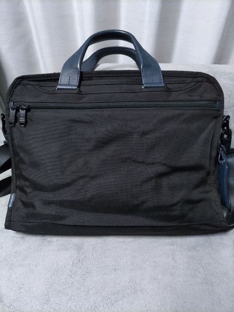 TUMI×EDIFICE　ブリーフケース　黒×ネイビー
