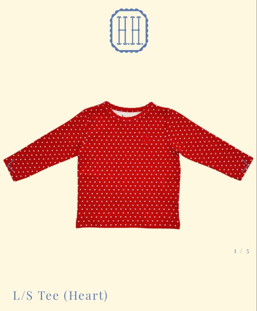 【専用】House on the Hill L/S Tee (Heart) 80