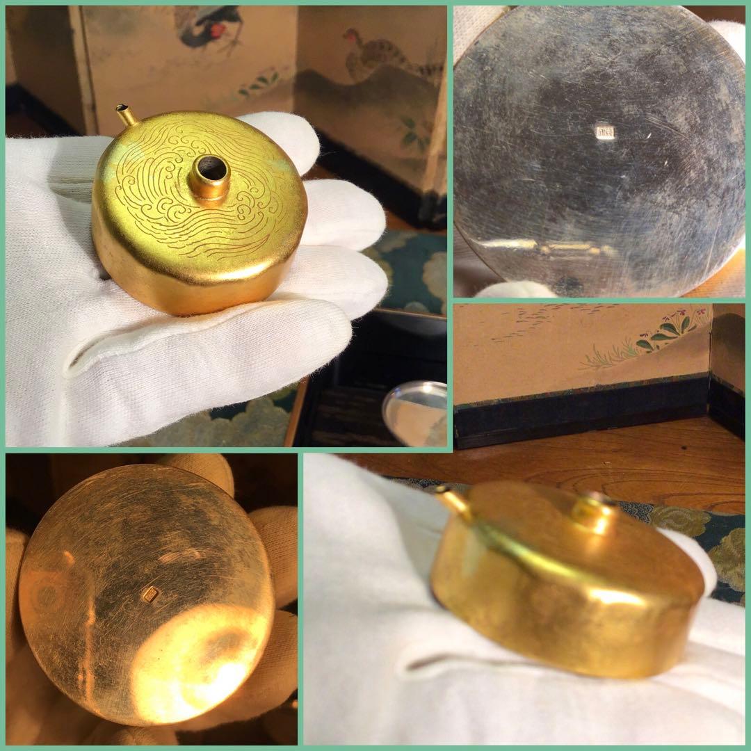 ♢四代 清風与平造 菓子鉢 茶道具 共箱 京焼コレクション 骨董品