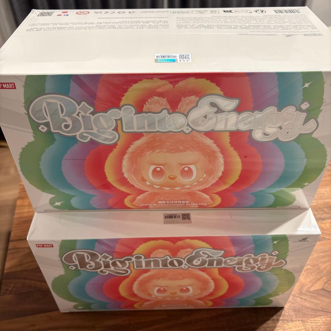 未開封　POP MART Big into Energy 2ケース THE MONSTERS Big into Energy Series-Vinyl Plush Pendant Blind Box