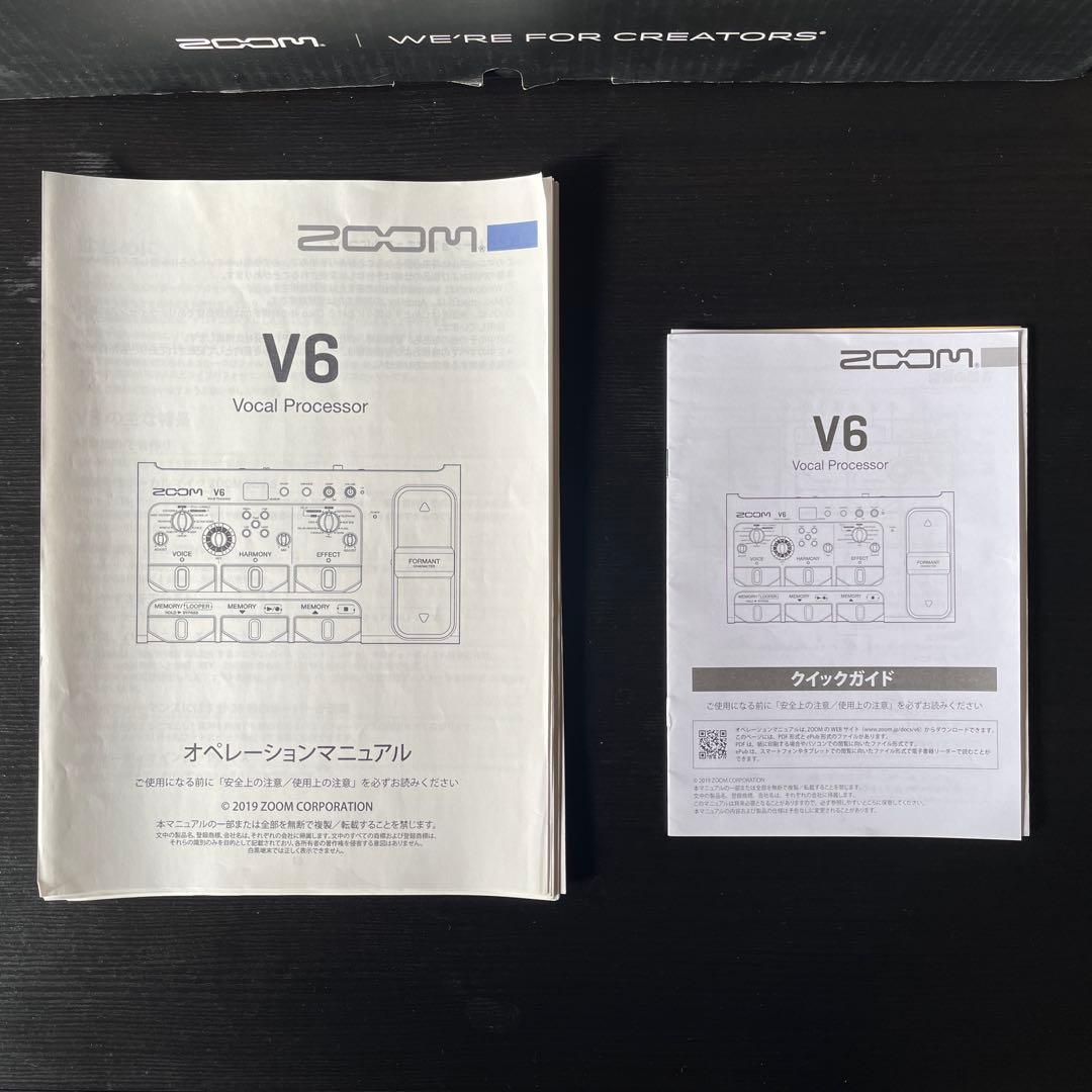 ボーカルエフェクター　ZOOM V6 Vocal Processor