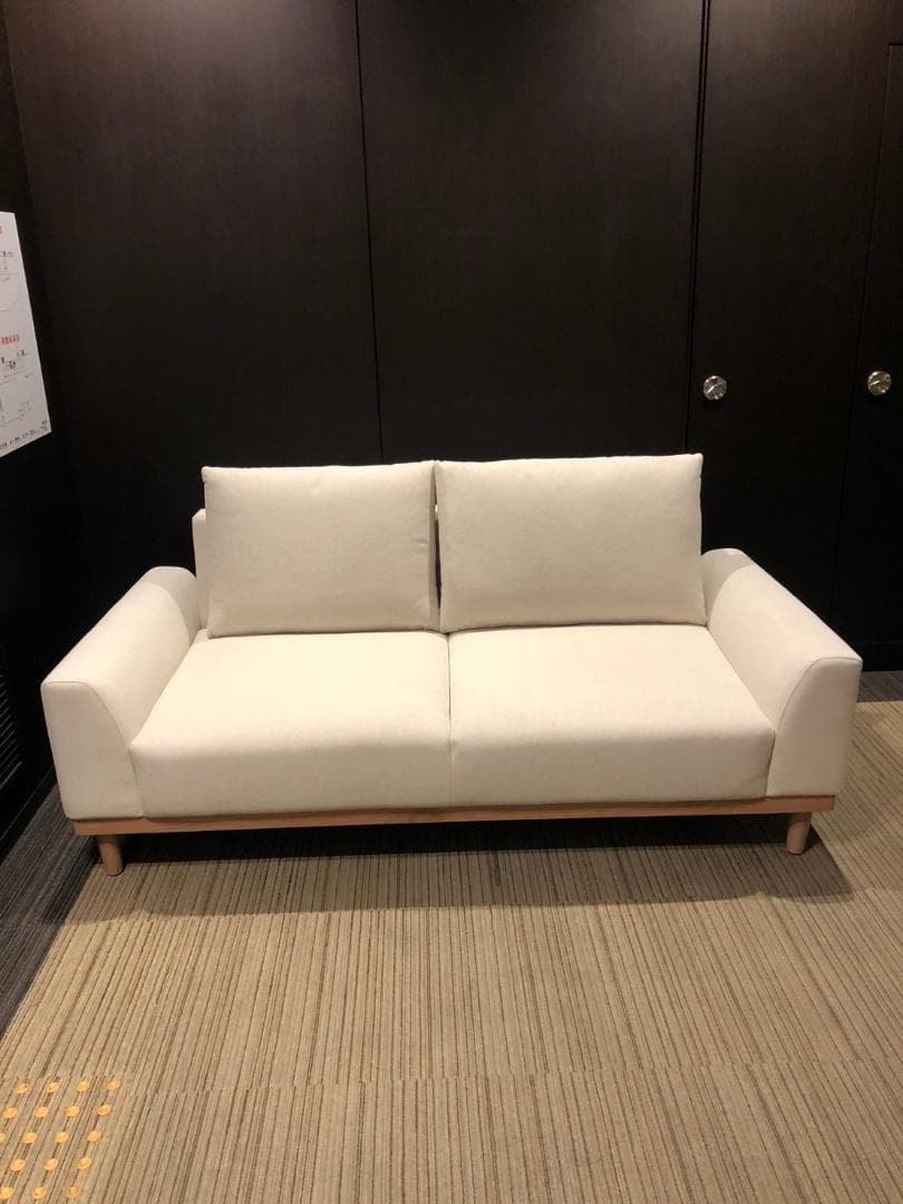 【福岡市限定】【コンテナ保管】【展示品・未使用品】3.5人掛けソファ トヴィアン