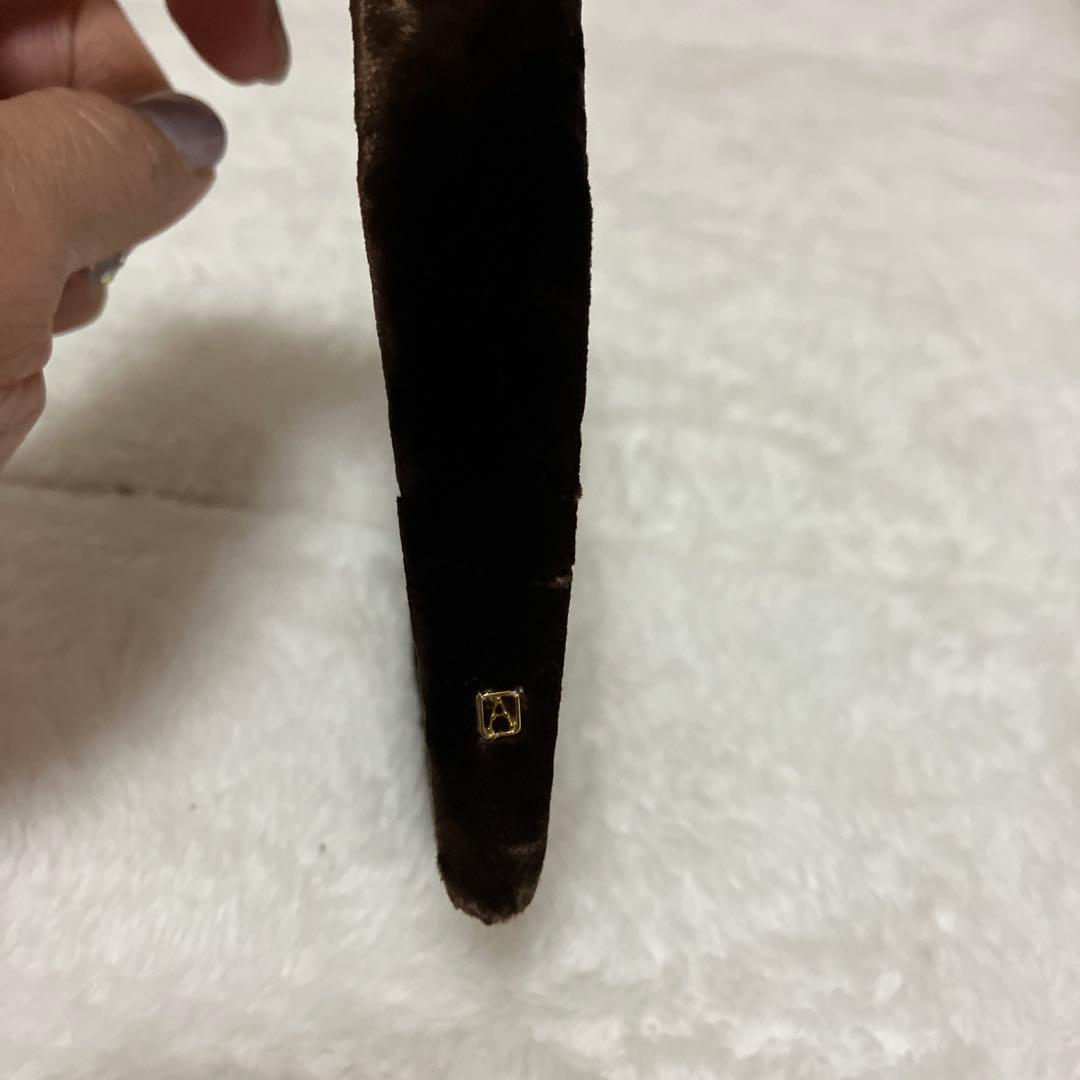 アレクサンドル・ドゥ・パリ ベロアカチューシャブラウン