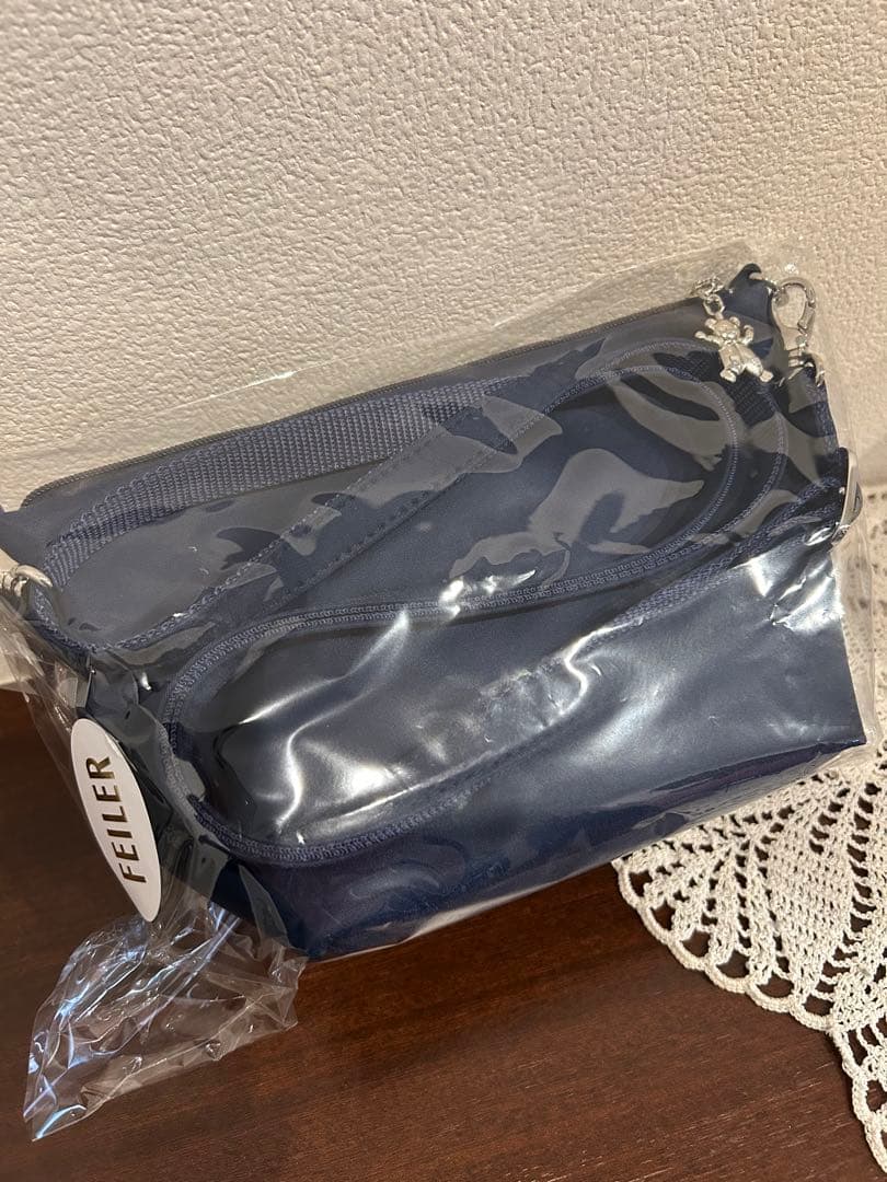 FEILER VERY ×学校はフェイラー　ショルダーバッグ　ネイビー 完売