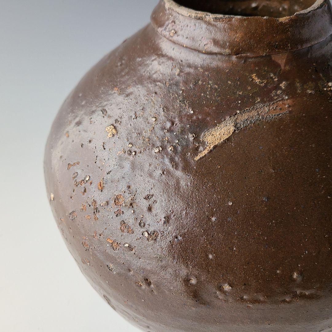 【アンティーク 骨董 古美術】 南蛮 ルソン 茶壷 花瓶 花器 陶芸 茶道具