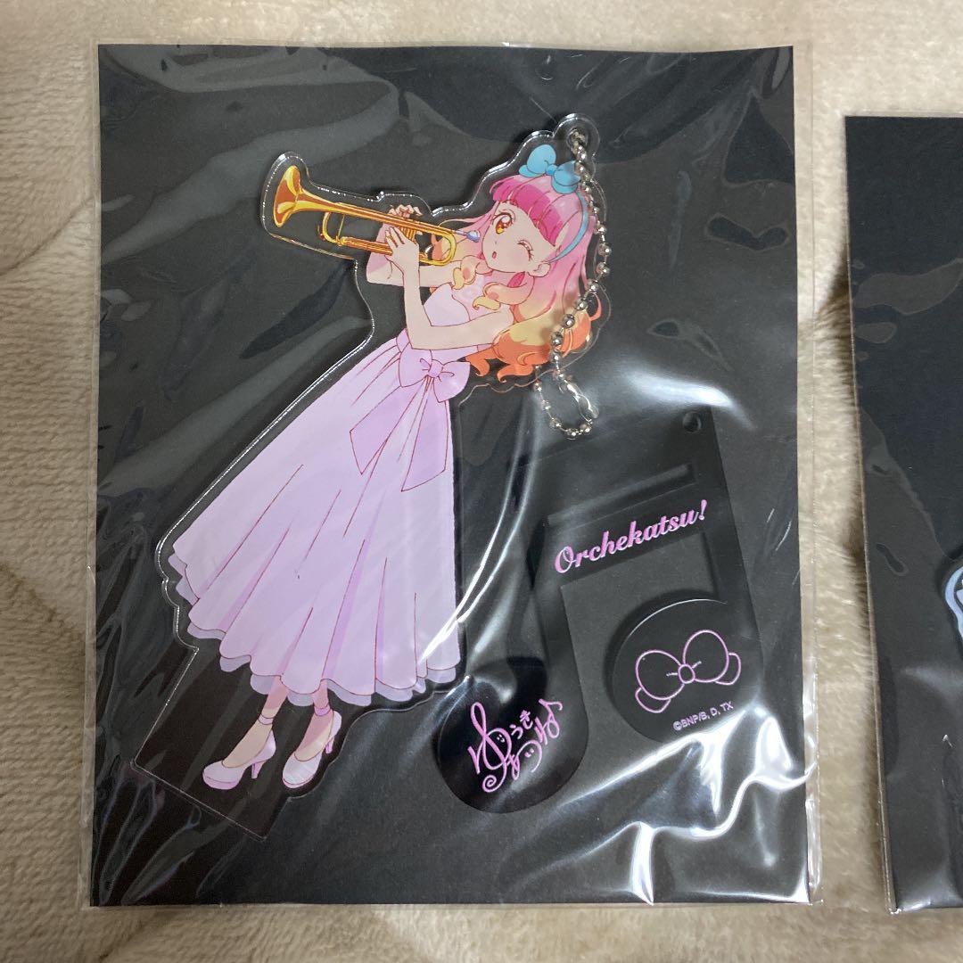 オケカツ！アクリルバッジスタンドキーホルダー　5種セット