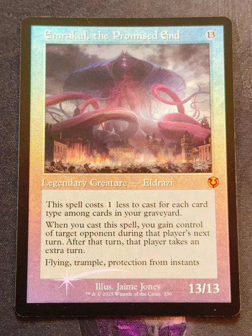 旧枠foil】約束された終末、エムラクール 英語 - メルカリ