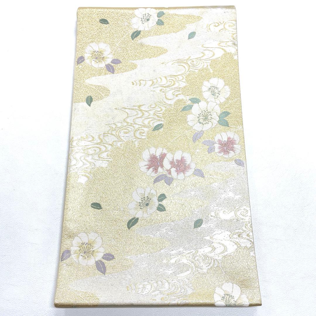 V9892 ○高級 正絹 六通 袋帯