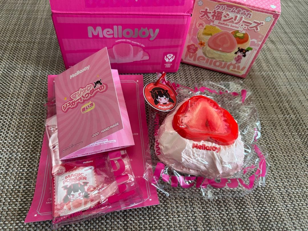 mellojoyメロジョイスクイーズ大福いちご - メルカリ