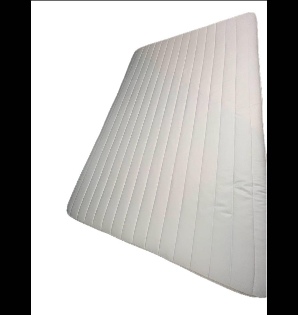 セミダブル 脚付きマットレス ホワイト 無印良品