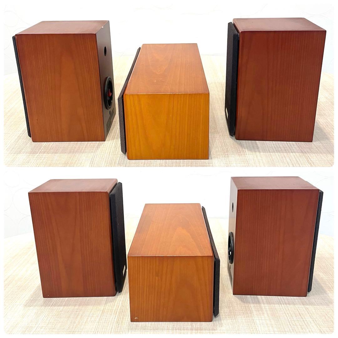 【ONKYO】木目調 5.1ch スピーカーシステム サブウーファー