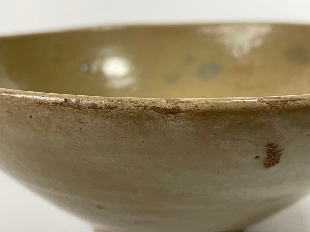 骨董 アンティーク 高麗青磁 茶碗 抹茶碗 茶葉末