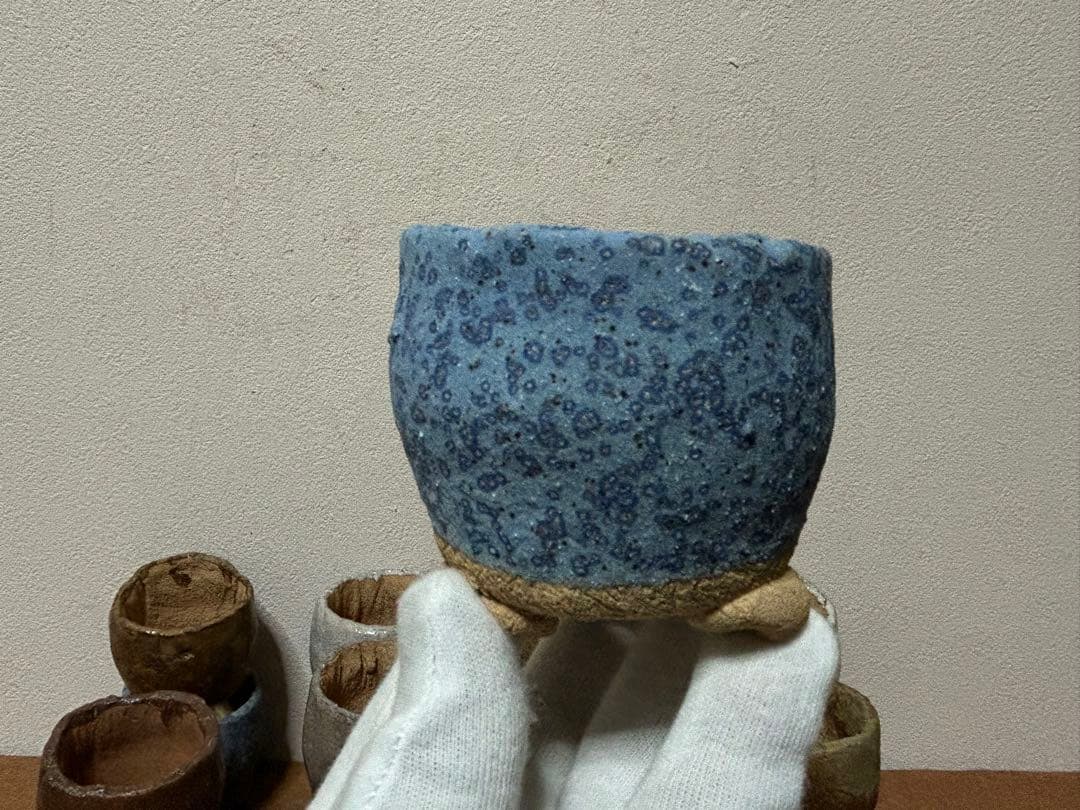 黄瀬戸 梅型 鉢 古美術(ZE569)