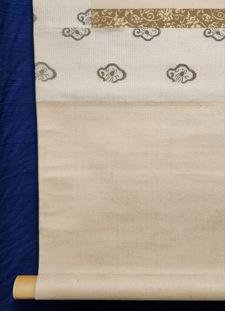 【春色梅花鳥居図】英一蝶 989　掛け軸　肉筆