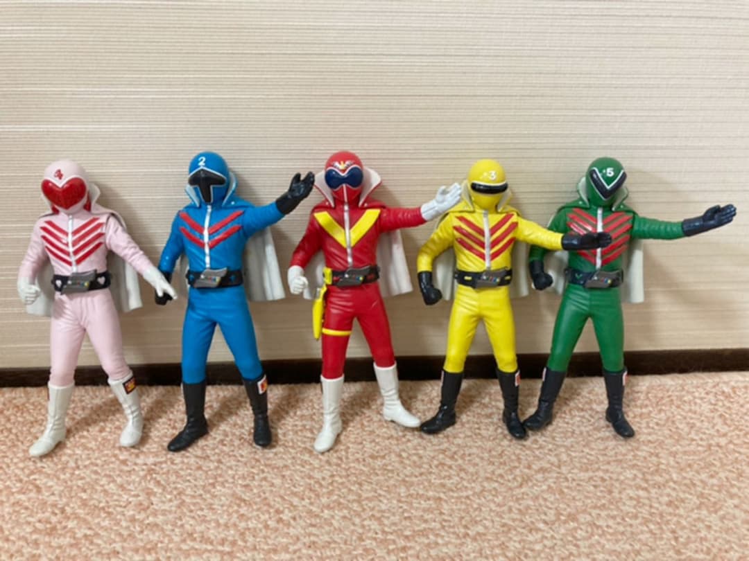 新古⭐︎美品】秘密戦隊ゴレンジャーフィギュア5体セット