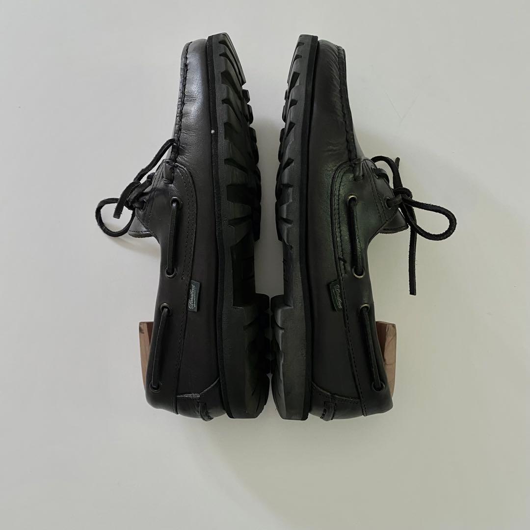 美品 paraboot birth ブラック 6H デッキシューズ バース