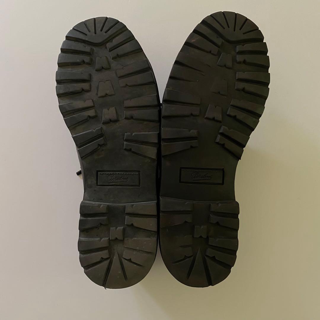 美品 paraboot birth ブラック 6H デッキシューズ バース