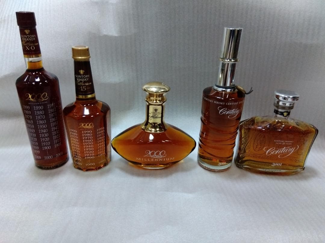 サントリー ウイスキー センチュリー ・ ミレミニアム 他（古酒）5本