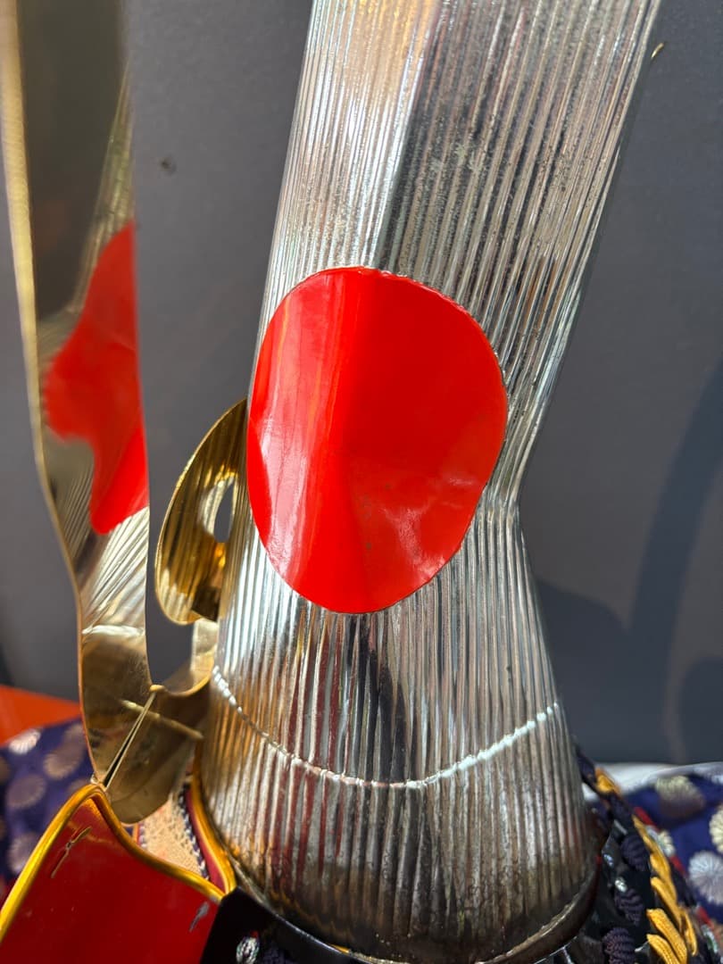 鹿皮本造り　加藤清正公　特製兜　鉄製総重量6.7キロ　傾奇者　勝ち兜