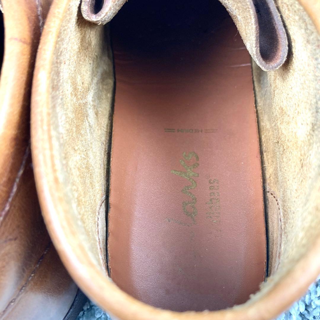 Clarks クラークス ワラビー レザー ブラウン8 26cm