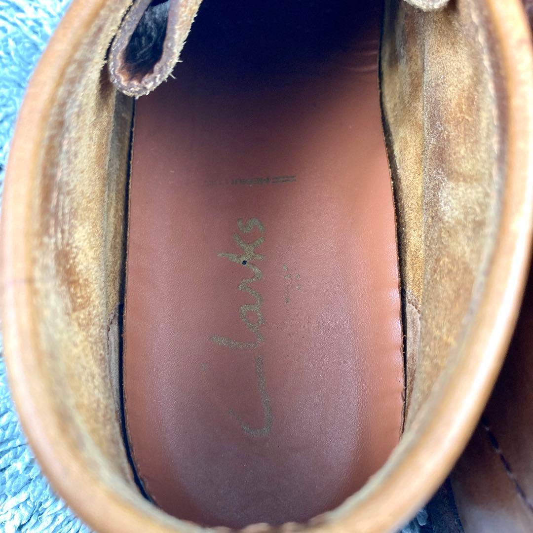 Clarks クラークス ワラビー レザー ブラウン8 26cm