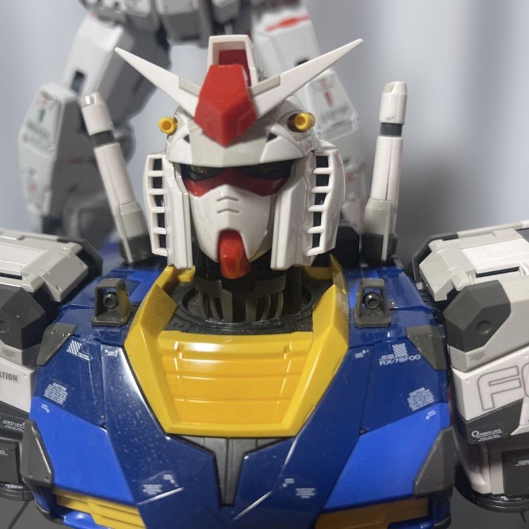 癒し】PGU1/60RX-78-2ガンダムと 1/48RX-78F00ガンダム